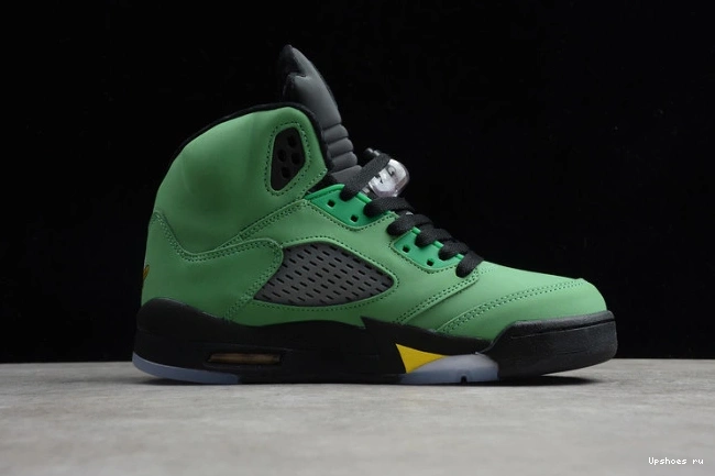 Ducks Jordan 5 Retro 454803-535 Oregon Air 0706